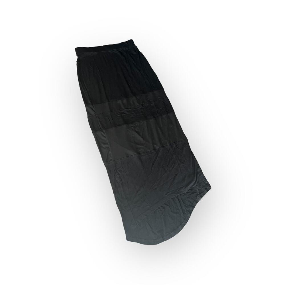 Urban Outfitters Sparkle & Fade Sheer Detail Black Maxi Skirt - Picture 3 of 6